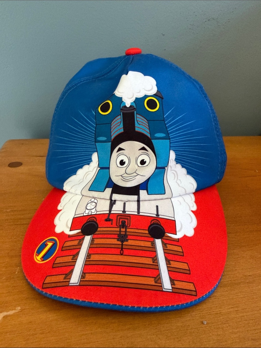 Thomas & Friends Blue and Red Train Character Kids Cap